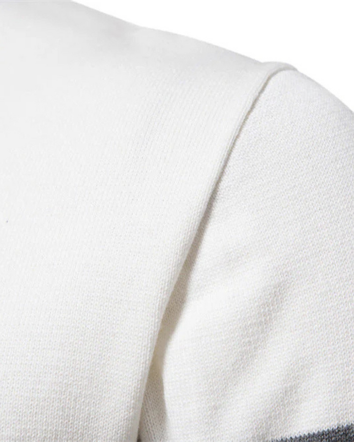 Frédéric | Pull zippé à motifs pour homme