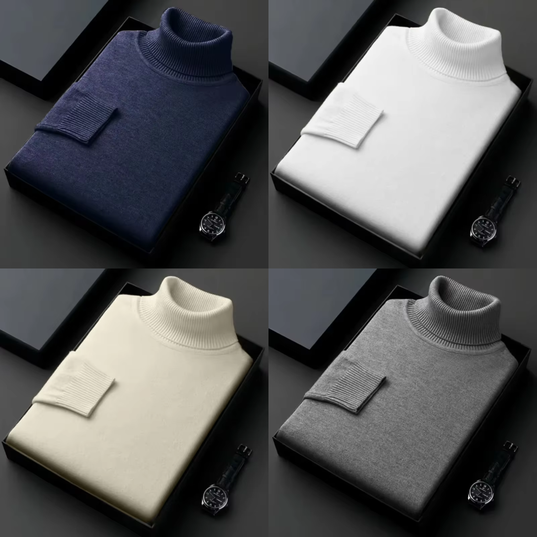 Franco | Pull à col roulé doux et élégant