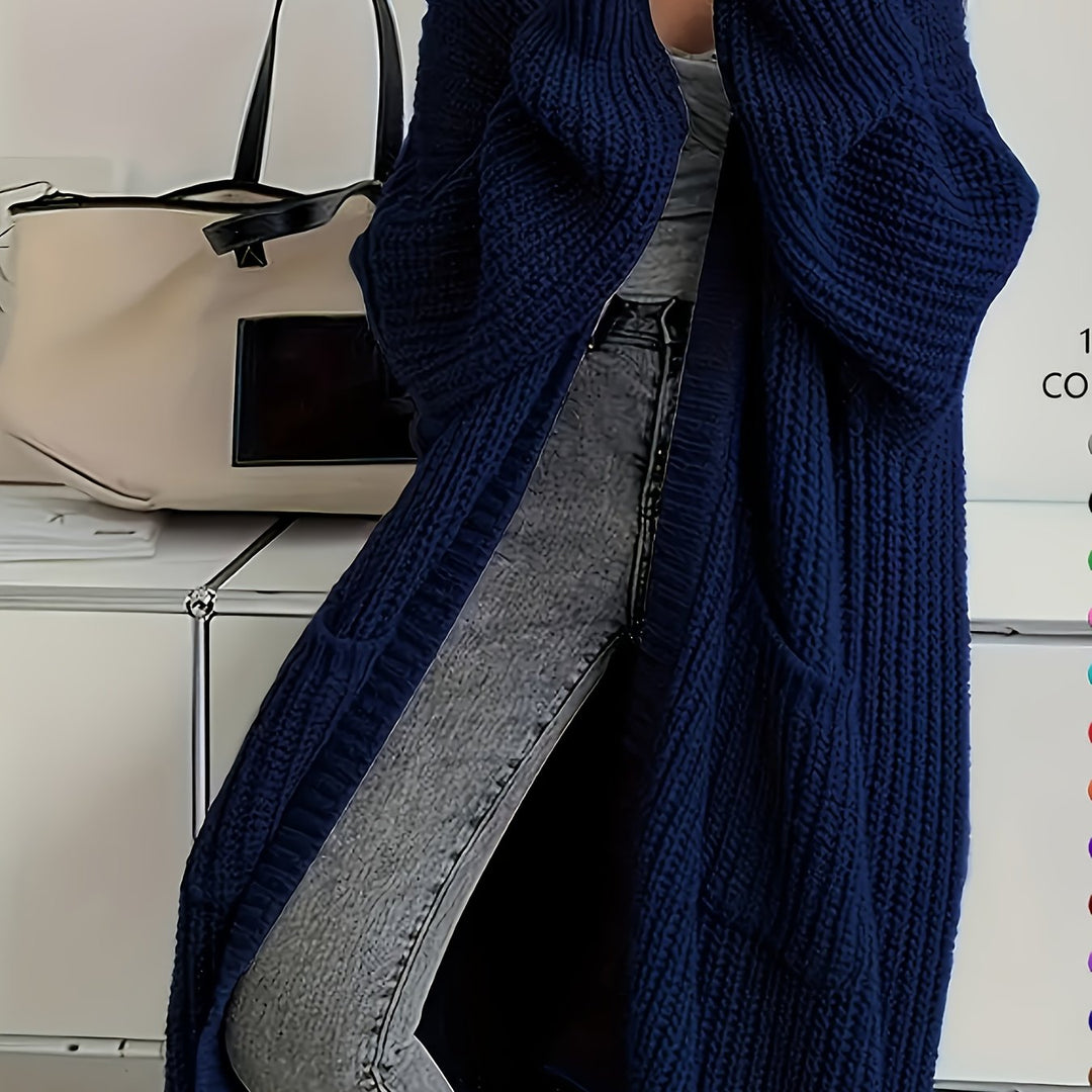 Lunaria – Cardigan Long Élégant