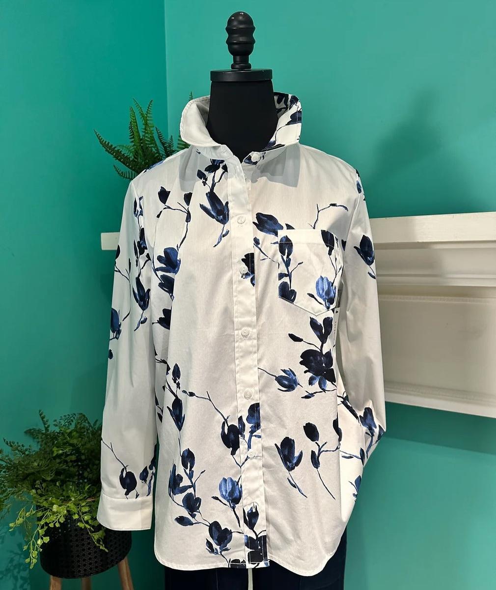 Elario – Chemise à Col Classique Manches Longues