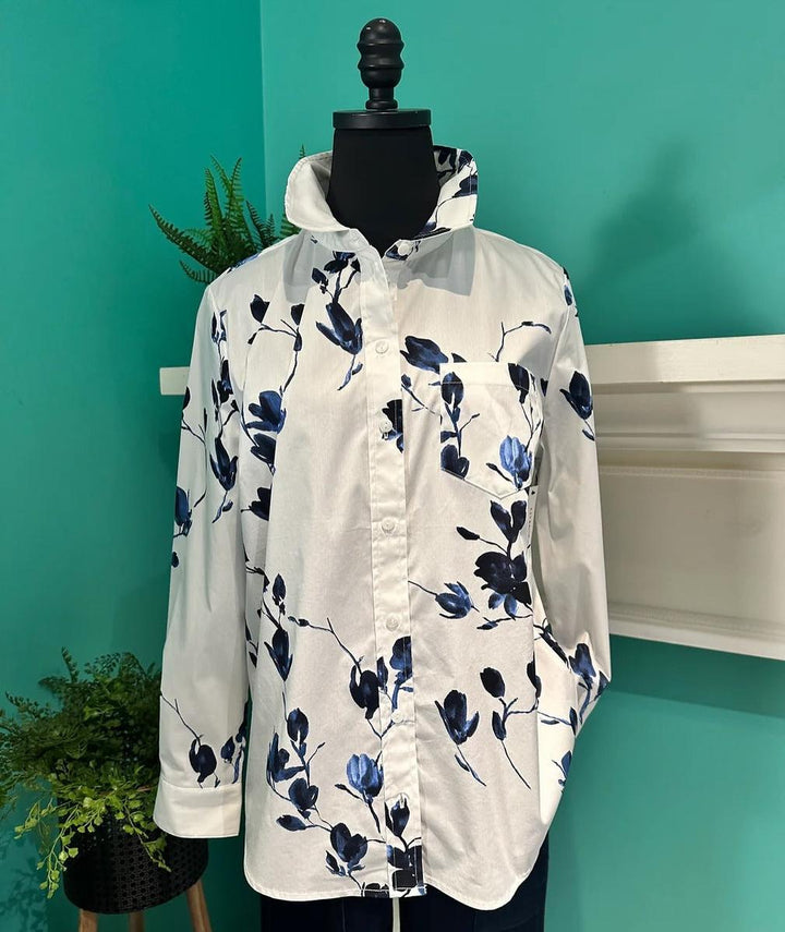 Elario – Chemise à Col Classique Manches Longues