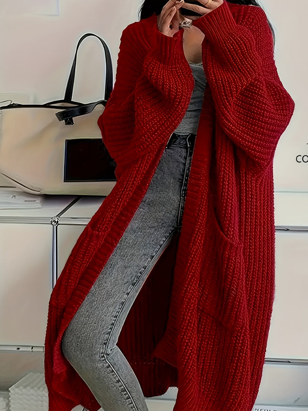 Lunaria – Cardigan Long Élégant