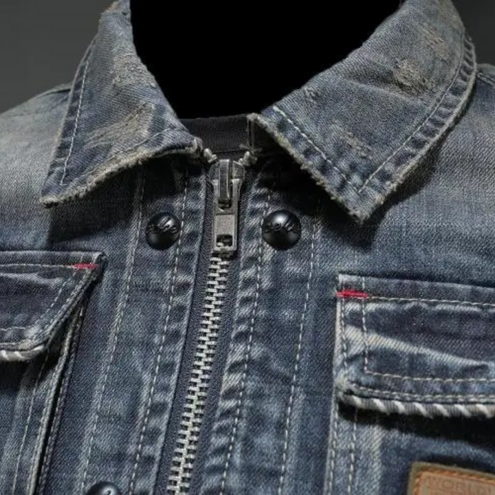 Basile | Veste en denim au style rétro