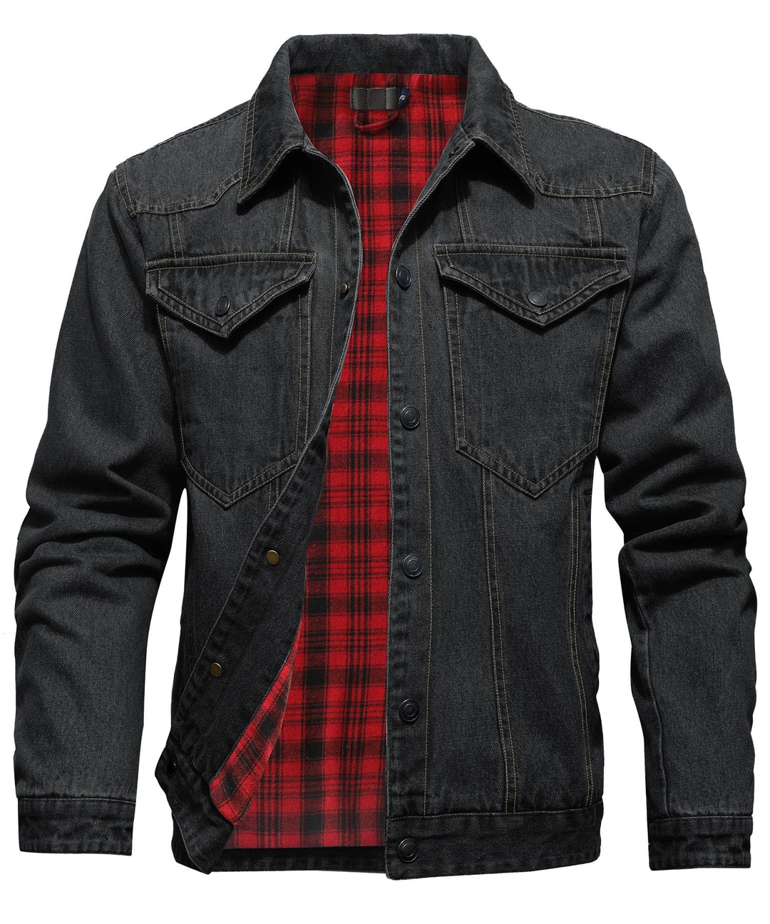 Roverin | Veste chemise denim doublée