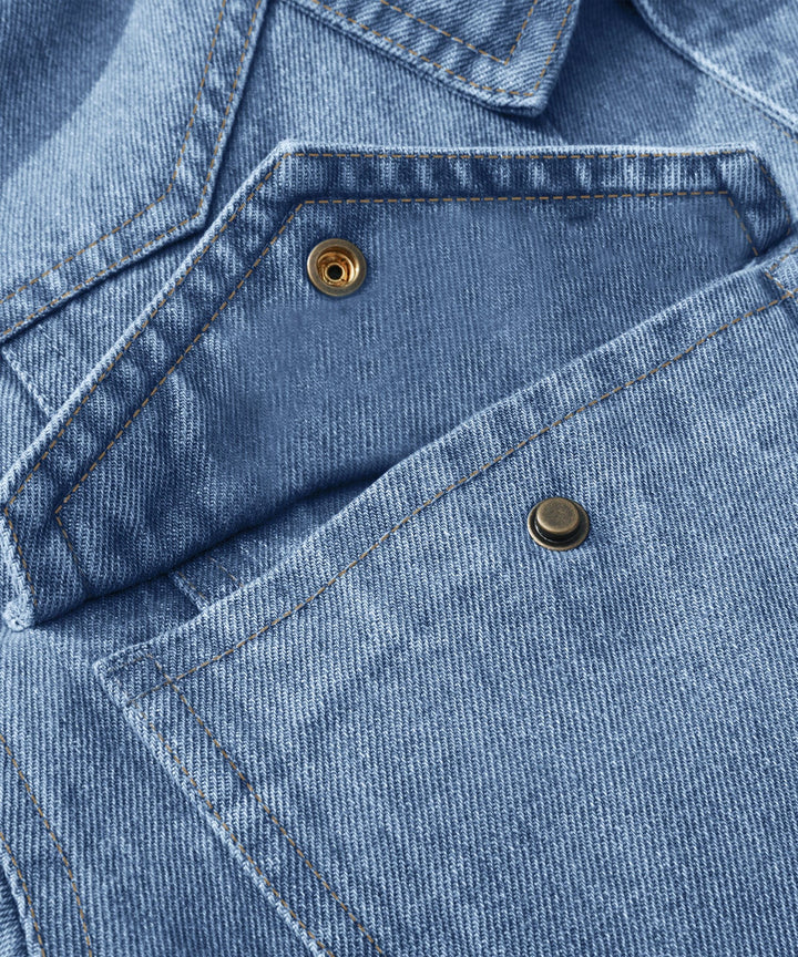 Roverin | Veste chemise denim doublée