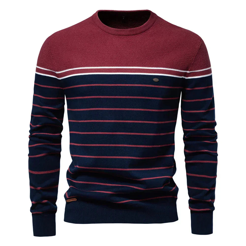 Salvatore | Maglione A Righe Per Uomo