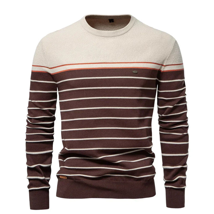 Salvatore | Maglione A Righe Per Uomo