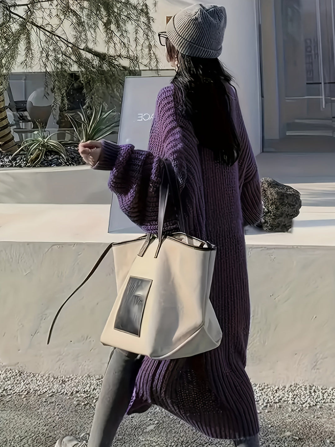 Lunaria – Cardigan Long Élégant